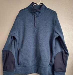 Goodfellow Blue Heathered Mockneck Pullover   Size XL